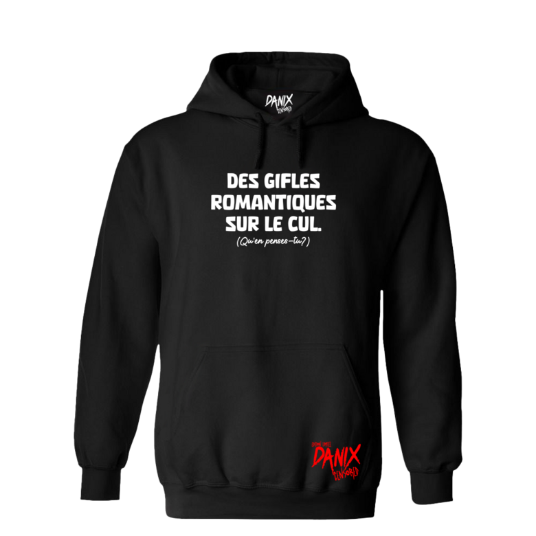 Sweat à capuche Des gifles romantiques sur le ...